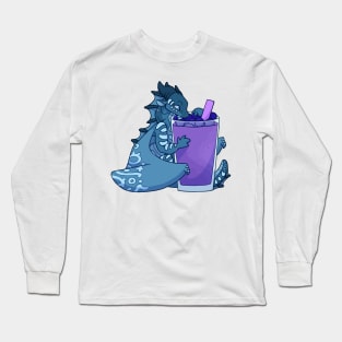 Tsunami with Blueberry Long Sleeve T-Shirt